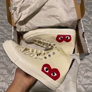 Comme des garçons converse size 9